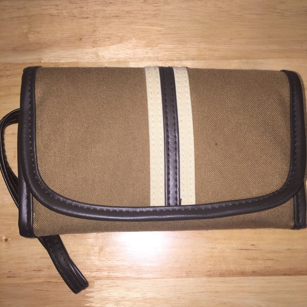 Vintage Canvas Wallet w/Vegan Leather Trim